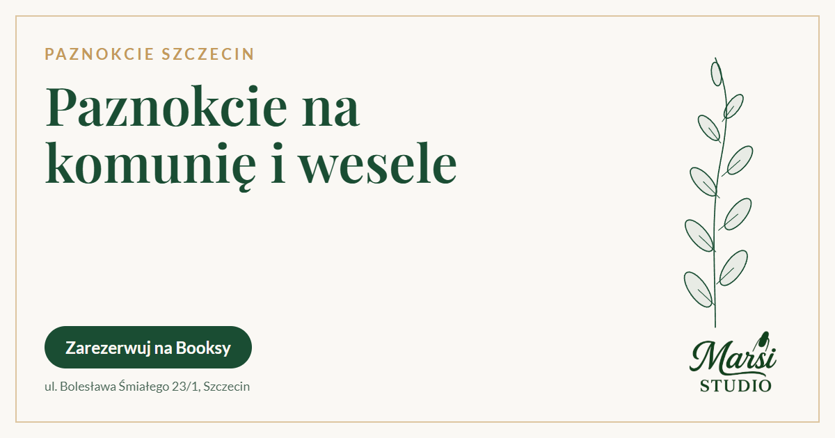 Paznokcie na maj: jasne kolory do sukienek i świeżej zieleni – Marsi Studio Szczecin